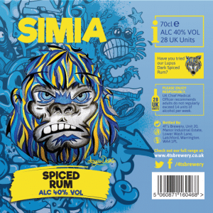 4TS - Simia Spiced Rum Label