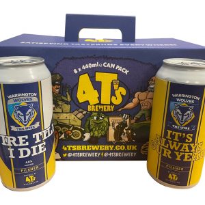 Warrington Wolves 8 pack with Box